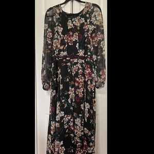Tommy Hilfiger Long Sleeve Floral Dress